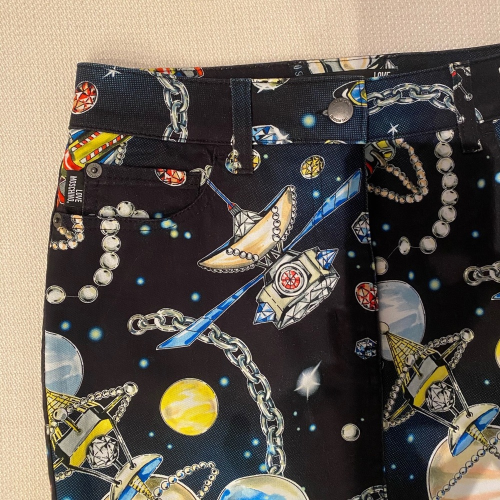 Love Moschino “Space” mini skirt, US size 4 - Picture 4 of 6